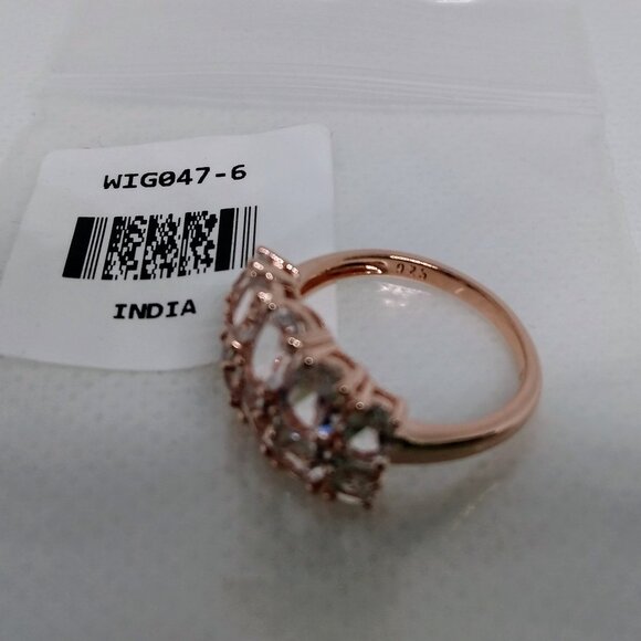 2.31ctw genuine morganite ring size 6 - Picture 6 of 6